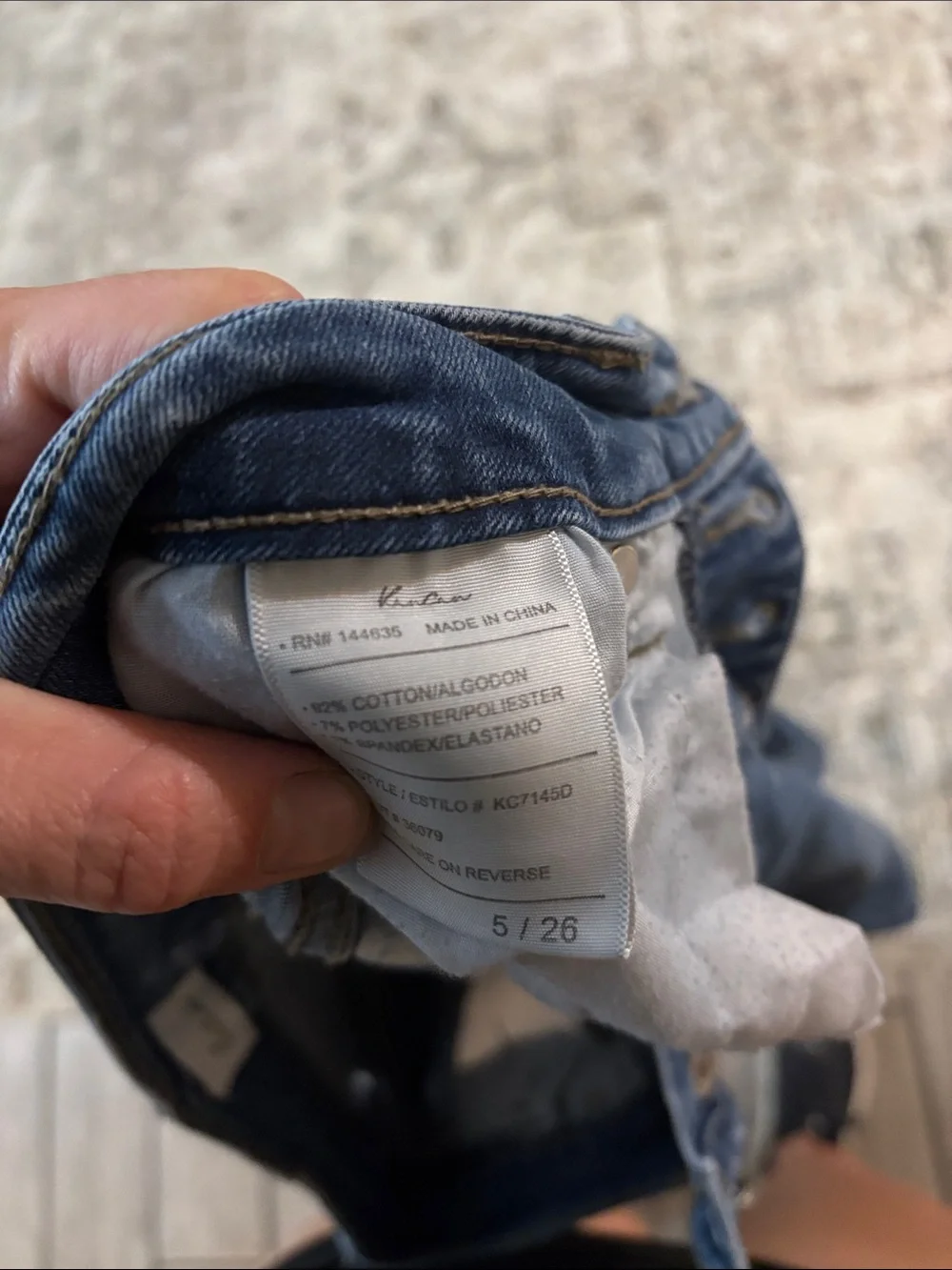 KanCan Distressed Dark Blue Skinny Jeans